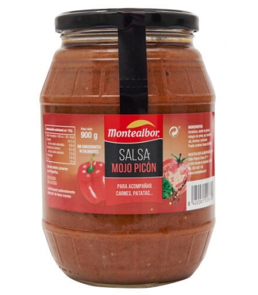 SALSA MOJO PICON TARRO 900G. "MONTEALBOR"