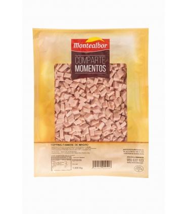 FIAMBRE MAGRO TOPPING VACIO 1 KG. "MONTEALBOR"