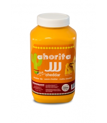 SALSA QUESO CHEDDAR PET 2'3 L. "AHORITA JJJ"