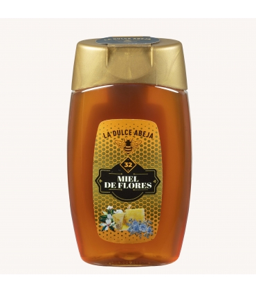 MIEL DE FLORES PET ANTIGOTEO 500G "LA DULCE ABEJA"