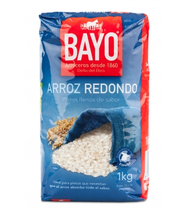 ARROZ REDONDO ESP. HOST. PAQ. 1 KG "BAYO"