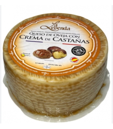 QUESO CURADO OVEJA C/CREMA CASTAÑAS "LA LEYENDA"