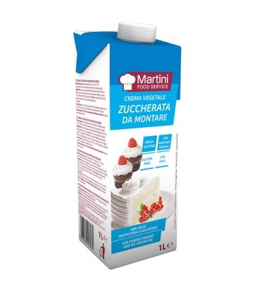 CREMA VEG.(NATA) AZUC.MONTAR 27% M.G.BRIK 1 L "MARTINI FOOD SERVICE"