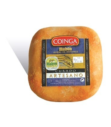 QUESO CURADO ARTESANO MAHON D.O."COINGA"
