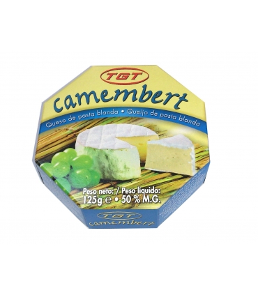 QUESO CAMEMBERT ENTERO TARRINA 125G "TGT"