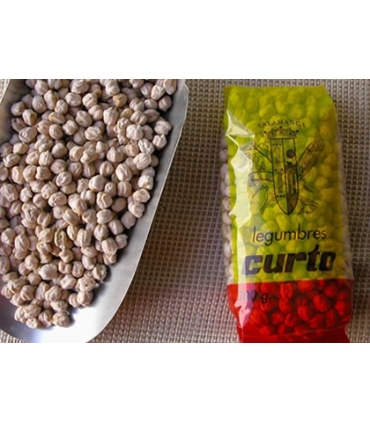 GARBANZO LECHOSO EXT. BOLSA PLAST. 1 KG "CURTO"
