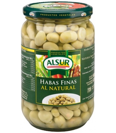HABAS FINAS AL NATURAL TARRO 720 "ALSUR"