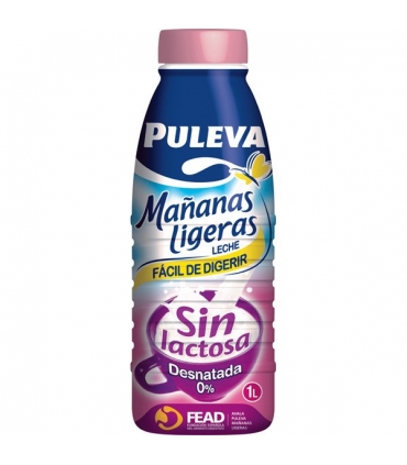 LECHE SEMIDESNATADA S/L MAÑANAS LIGERAS BOT. 1 L "PULEVA"