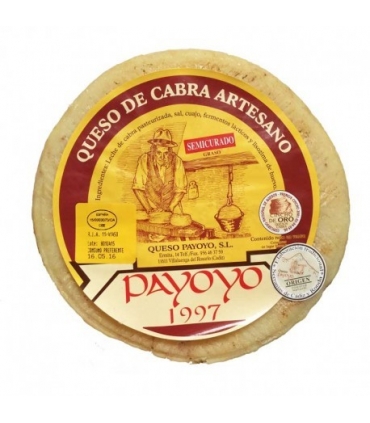 QUESO SEMICURADO CABRA ARTESANO "PAYOYO"