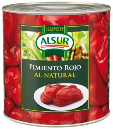 PIMIENTO ROJO ENTERO NAT. LATA 2650 "ALSUR"