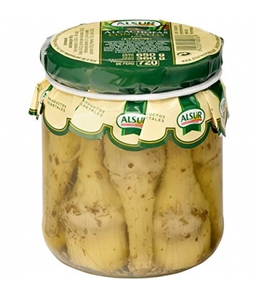ALCACHOFAS MARINADAS C/TALLO EXT. IMPORT.5/7 FR.TARRO 720 "ALSUR"
