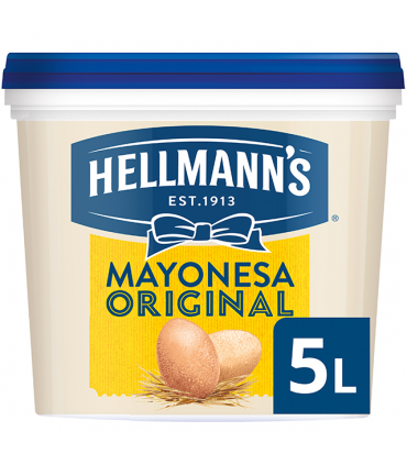 SALSA ORIGINAL (MAYONESA) CUBO 5 L. "HELLMANN'S"