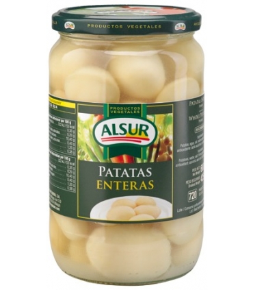 PATATAS ENTERAS TARRO 720 "ALSUR"
