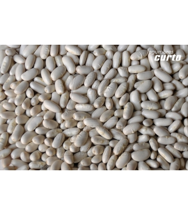 ALUBIA BLANCA LARGA RIÑON SACO RAFIA 25 KG. "CURTO"