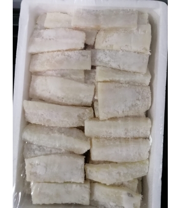 BACALAO SALADO (GADUS) PALITOS BAND. 5 KG. "DONIBANE FISH"