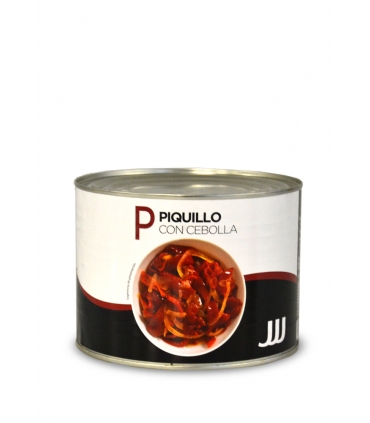 ENSALADA PIMIENTOS PIQUILLO C/CEBOLLA LATA 2 KG. "JJJ"